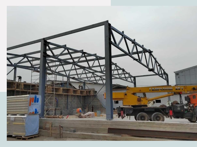 Строительство цехов в Нефтекамске