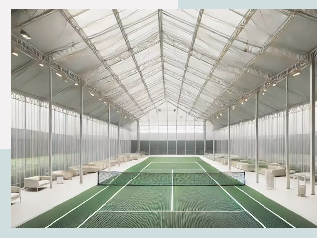 Строительство теннисных кортов в Нефтекамске