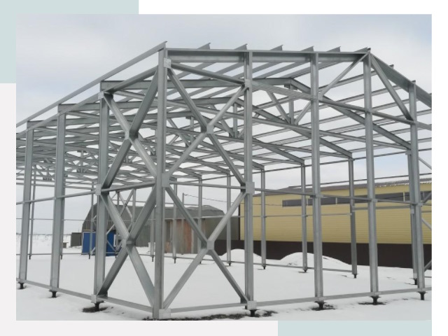 Каркасные ангары в Нефтекамске