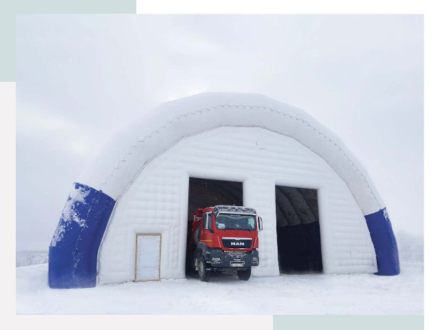 Мобильные ангары в Нефтекамске