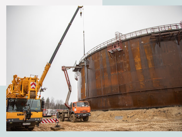 Монтаж резервуаров в Нефтекамске от 616 руб. за м³