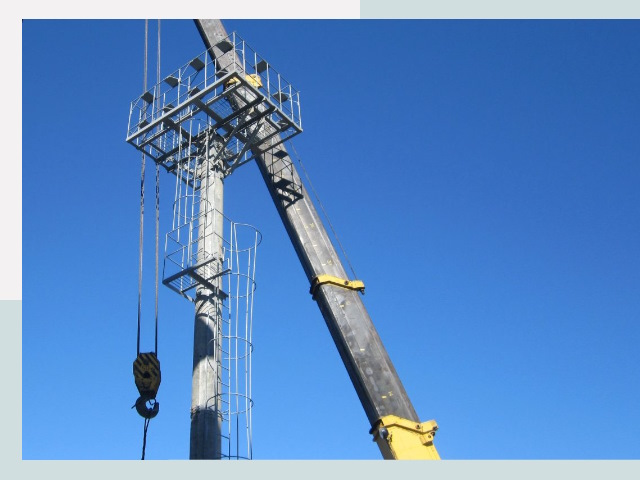 Монтаж осветительных мачт в Нефтекамск от 616 руб.