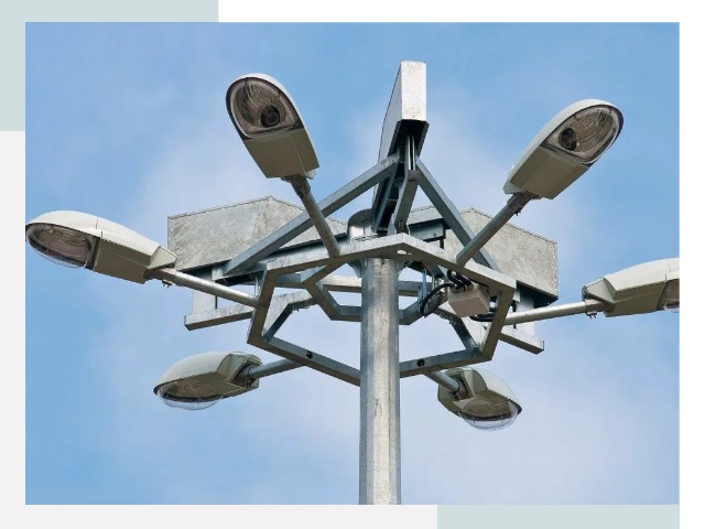 Монтаж осветительных мачт в Нефтекамске