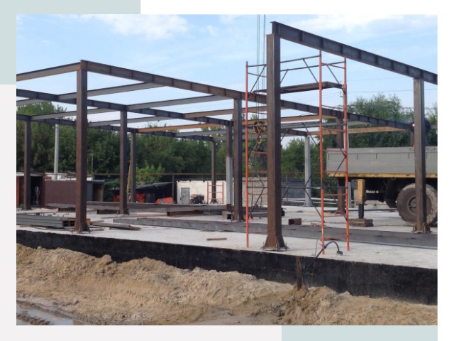 Фундамент для ангаров в Нефтекамске