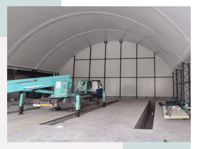 Внутреннее оснащение ангаров в Нефтекамске